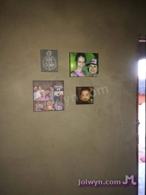 Pictures on wall